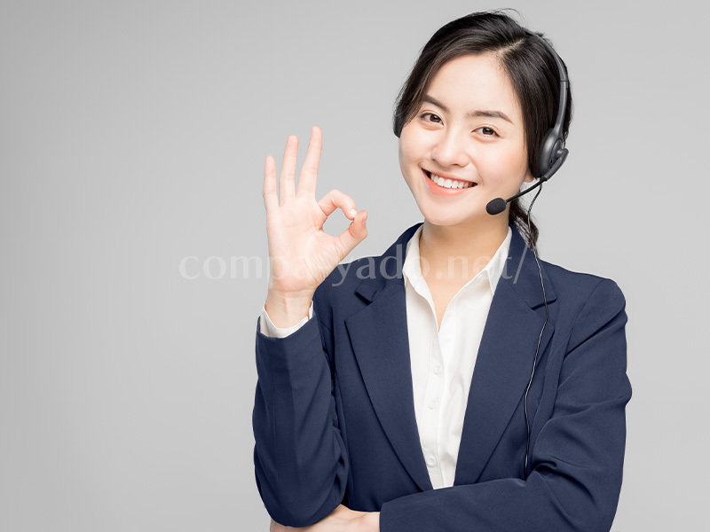 コールセンターの女性