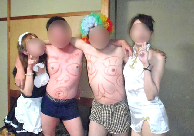 脱いで騒いでどんちゃん騒ぎ！