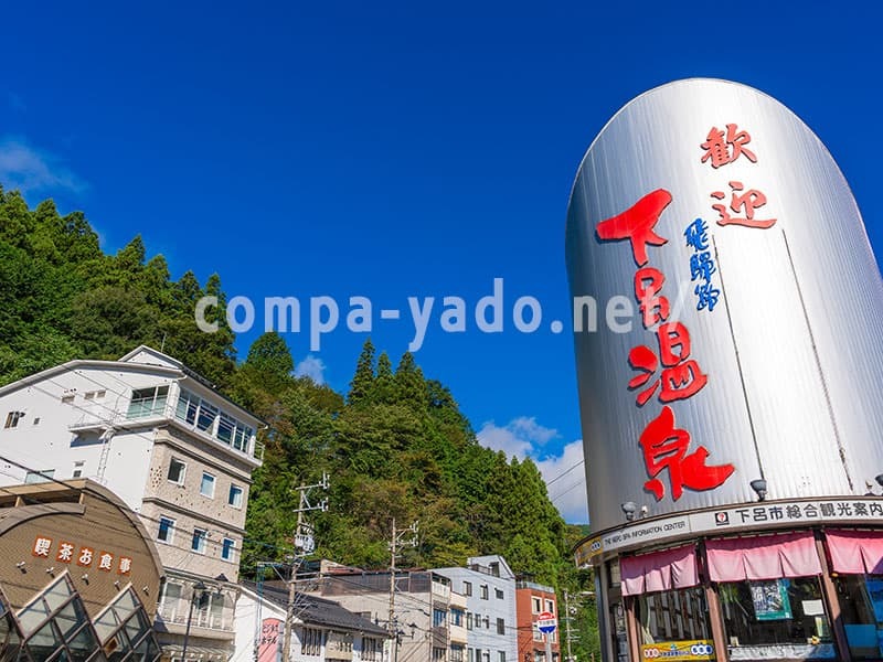 下呂温泉の町並み