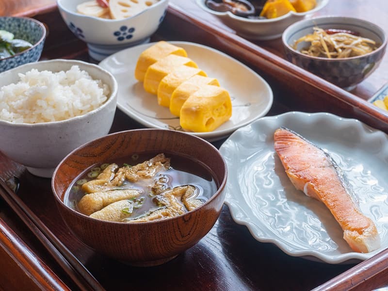 旅館の朝食