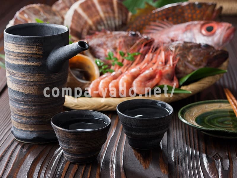 登別温泉の料理とお酒