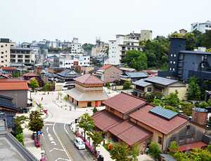 山代温泉の街並み