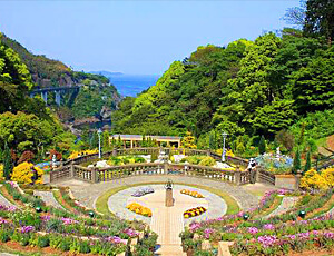 アカオハーブ＆ローズガーデンの庭園