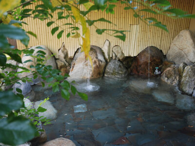 趣のある露天風呂