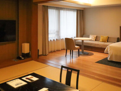 落ち着く雰囲気の和洋室