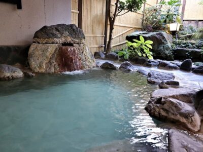 ゆったりつかれる露天風呂