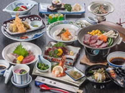 ホテル本陣の会席料理