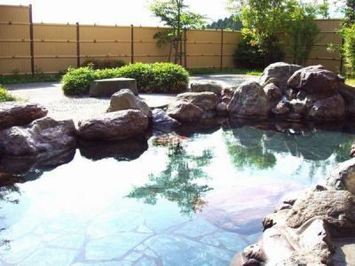 国民宿舎通潤山荘の露天風呂