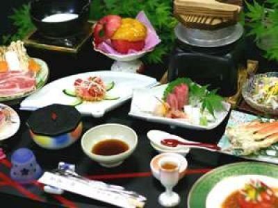 姫の湯荘の会席料理