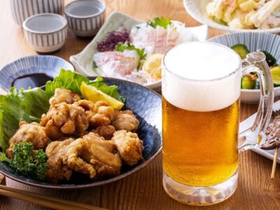 居酒屋の料理とお酒
