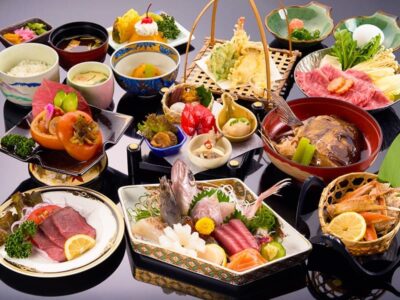 ボリュームたっぷりの和食会席