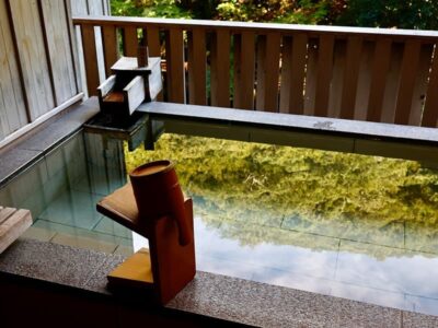 贅沢な客室露天風呂