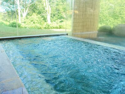 見晴らしのいい大浴場