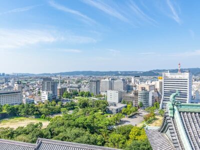 和歌山市内の眺め