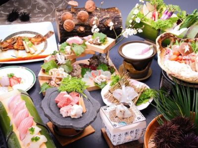 色とりどりの和食会席