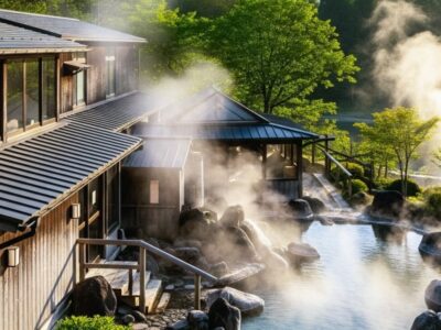 中山平温泉の露天風呂