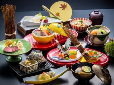 笛吹川コース料理_フルーツパーク富士屋ホテル
