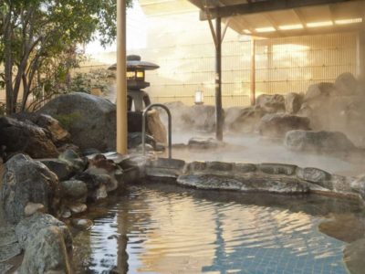 露天風呂_ホテルふじ