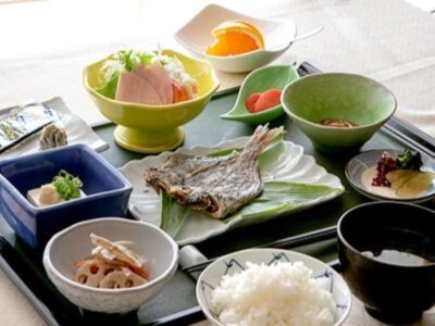 朝食_頼朝の湯　本陣