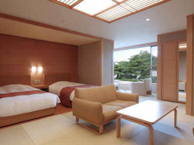 ビューバス付き和室ツインベッドルーム_浄土ヶ浜パークホテル