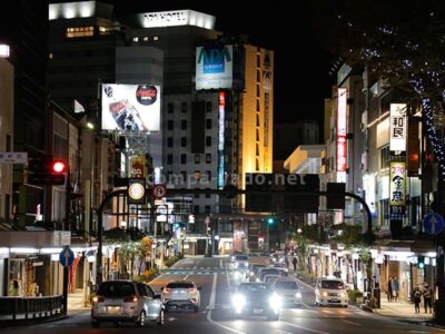 片町繁華街の夜