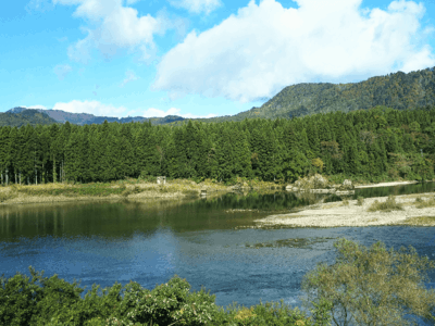 阿賀野川の景色