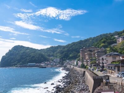 北川温泉の海岸