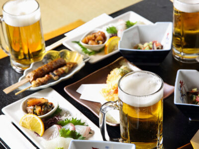 ビールと宴会料理