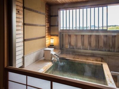 木造のお風呂