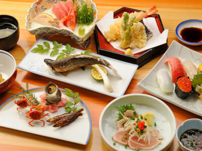 おいしそうな会席料理
