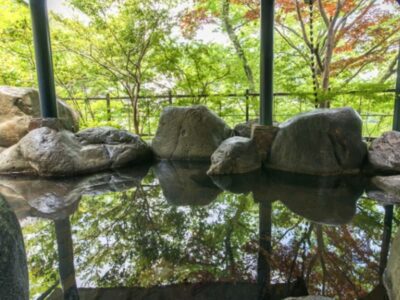 鬼怒川パークホテルズ　露天風呂　