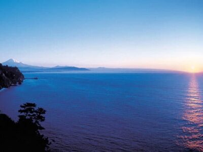 焼津温泉の海の景色