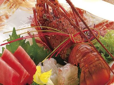ホテルアンビア松風閣の伊勢海老