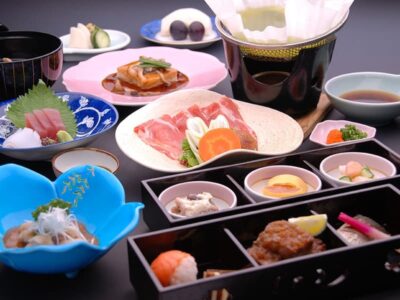 しゃぶしゃぶがメインの会席料理