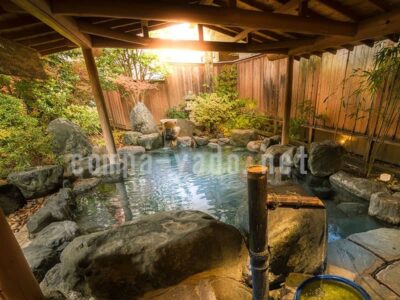 土湯温泉旅館　露天風呂