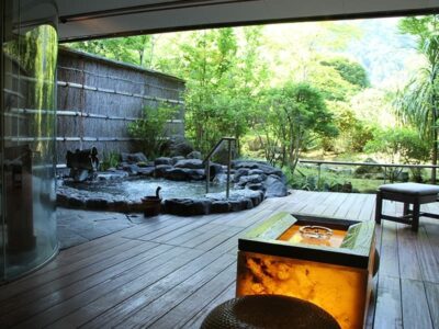 ゆったりつかれる露天風呂