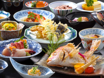 贅沢な会席料理