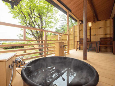 露天風呂付き客室_湯快わんわんリゾート矢田屋松濤園