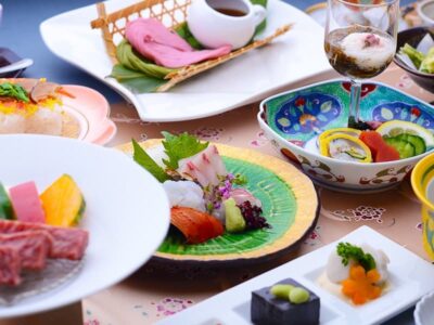 肉と海鮮の会席料理