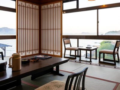 海を一望できる部屋