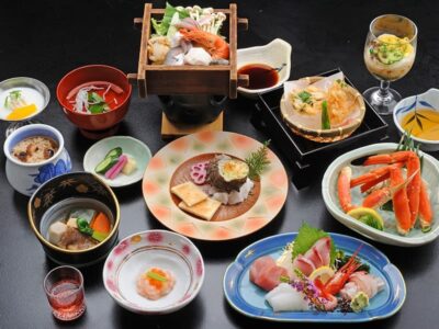 品数たくさんの会席料理