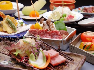 海鮮メインの会席料理