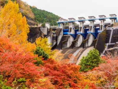 三保ダムの紅葉
