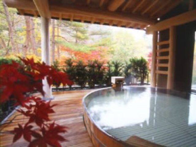 男湯露天風呂_結いの宿 別邸つばき